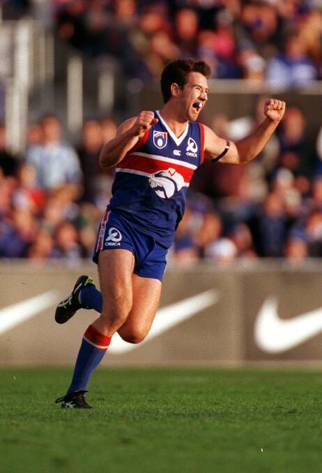 And again for the Western Bulldogs against North Melbourne in 1998. 