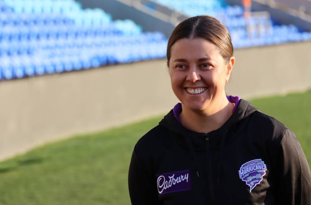 PURPLE PATCH: Hobart Hurricanes' new signing Molly Strano. Picture: Hobart Hurricanes