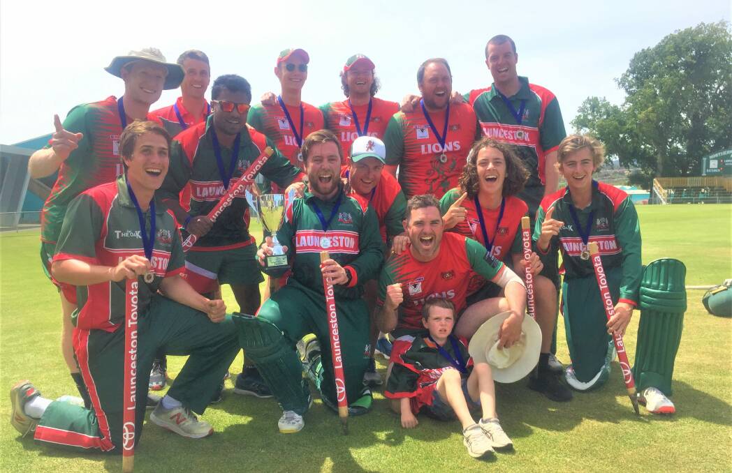 WINNERS ARE GRINNERS: Launceston has already won silverware this season after denying Westbury a third straight flag in the Greater Northern Cup. Picture: Rob Shaw 