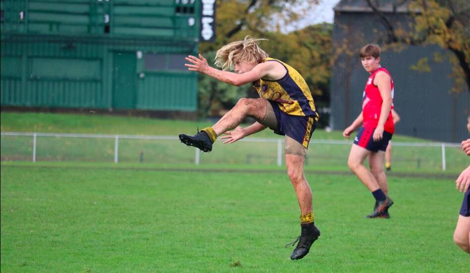 FOLLOW-THROUGH: Canny in action for East Launceston. Picture: Supplied