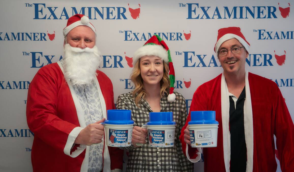 The Examiner editor Craig Thomson, editorial administrator Laura Nankervis and circulation manager Darren Simmonds Picture by Rod Thompson 