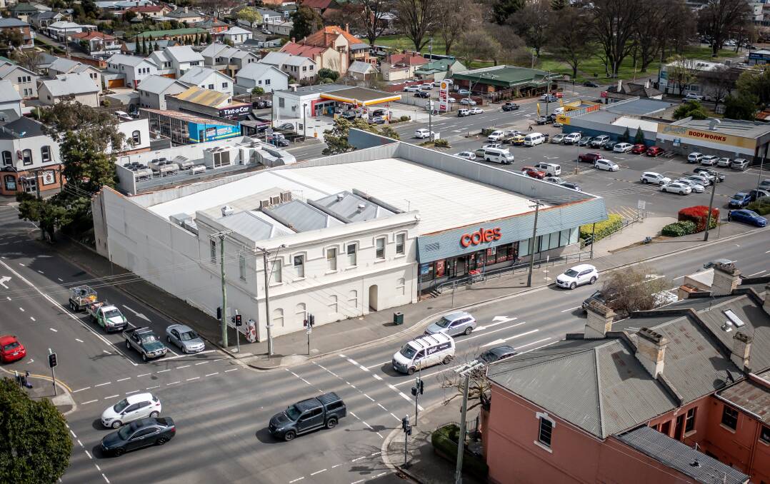 Wellington Street's Coles supermarket has been put on the market by its owner. Picture by Craig George 