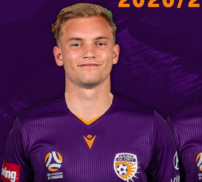 PURPLE PATCH: Nathaniel Atkinson will play for Perth Glory next season. Picture: Perth Glory FC