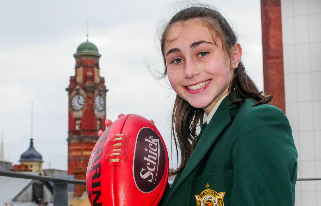 BIG DREAMS: St Patrick's College teenager Ebonie Agostini has been dominating in the NTJFA. Picture: Neil Richardson 