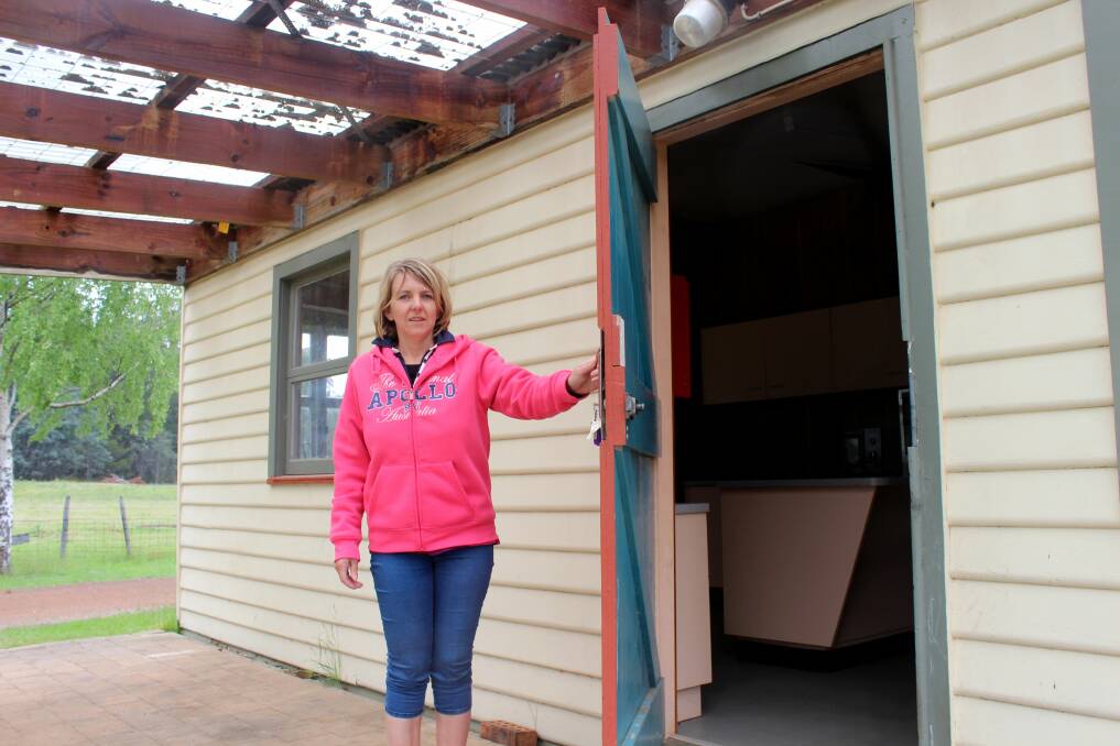 SLIDING DOORS: Mrs Burr expects the building will be sold early next year. 