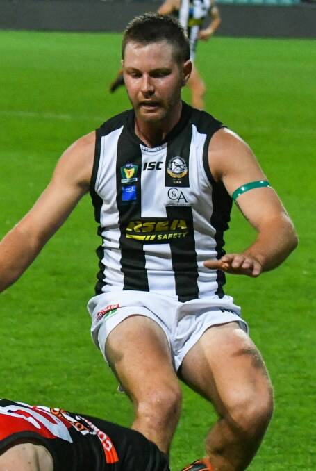 MILESTONE MAN: Magpie Josh Arnold will play his 200th game this weekend. 