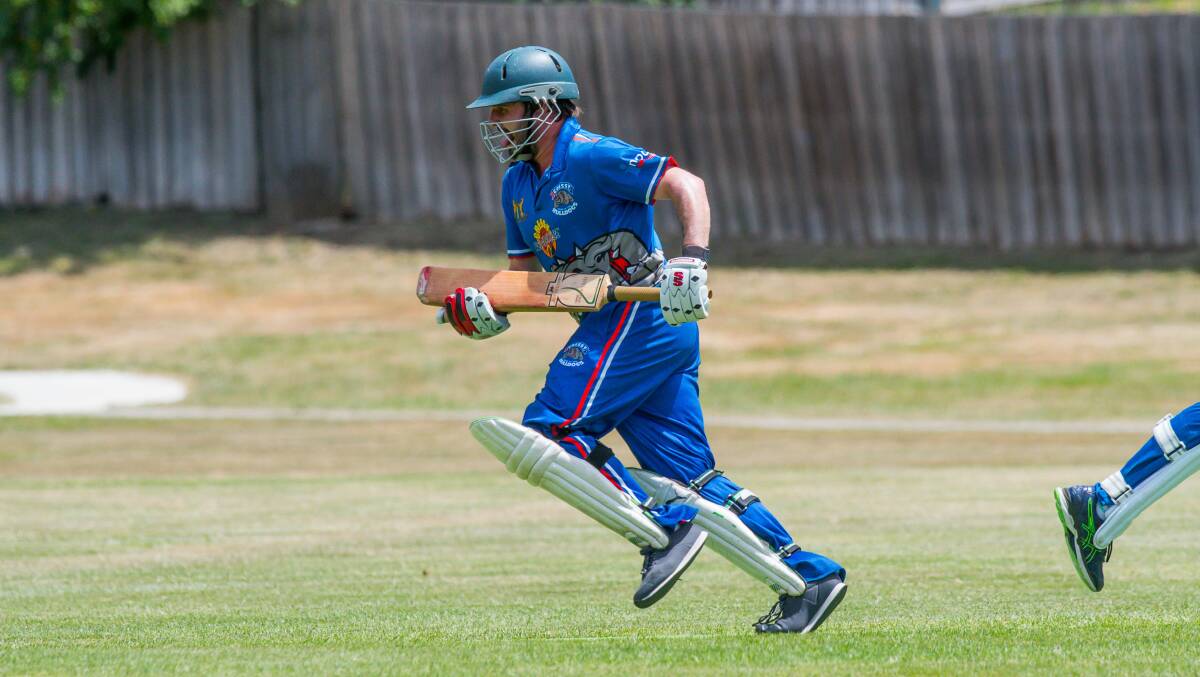 TAKING THE LEAD: Jonty Manktelow is one of only three Bulldogs to have scored more than 200 runs this season. Cressy will meet Hadspen in a sudden-death semi-final final.
