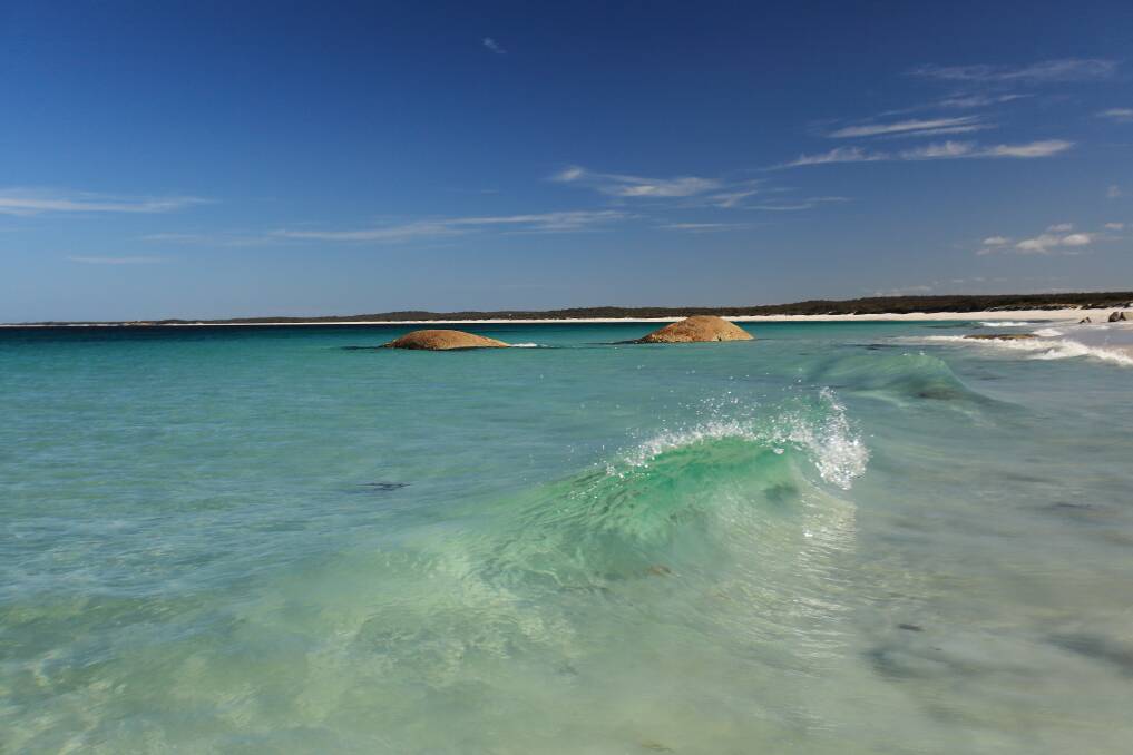 ROLLING WAVES: From the Bay of Fires collection.