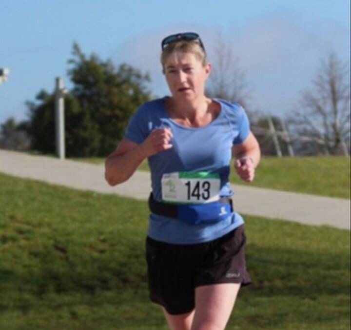 VIRTUAL REALITY: Launceston runner Katherine Mills competed in the Boston Marathon last week.