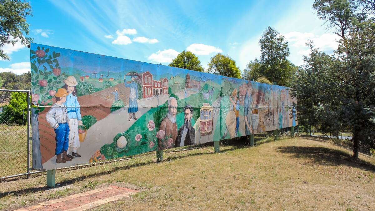 The Glen Dhu mural on Wellington Street. Picture by Hamish Geale 