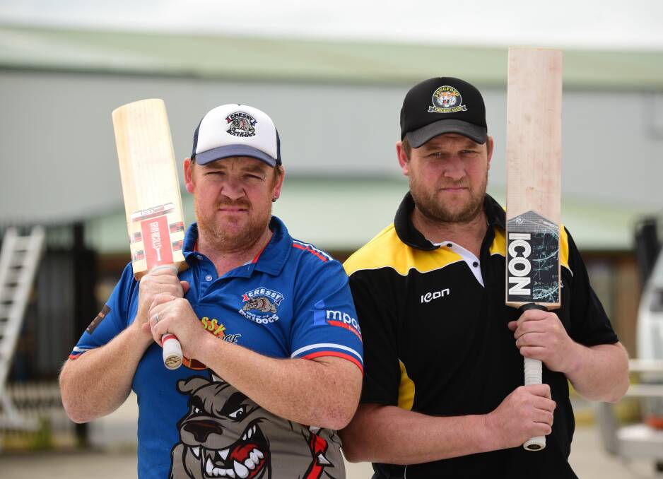 BUSINESS TIME: Cressy coach Damian Whybrow and Longford boss Josh Adams will meet in Thursday's TCL T20 final. Picture: Paul Scambler