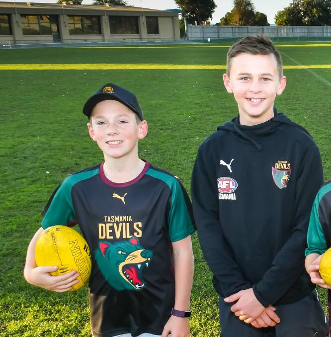 FUTURE STARS: Nick Smart and Toby Callow will play in the same Northern under-13 squad at this weekend's underage gala at Prospect. 