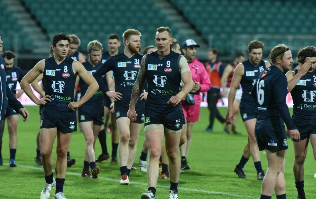 DEJECTED: Launceston crashed out of finals on Saturday night. Picture: Paul Scambler