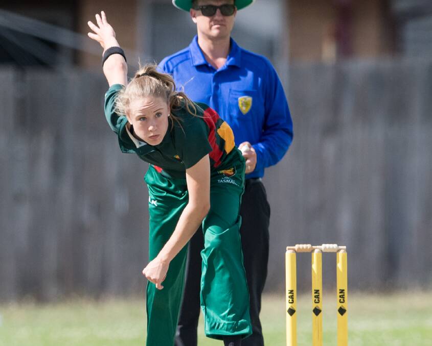 DANGEROUS DAVIES: Tasmanian opener Bonnie Davies scored 125 runs for the tournament. 