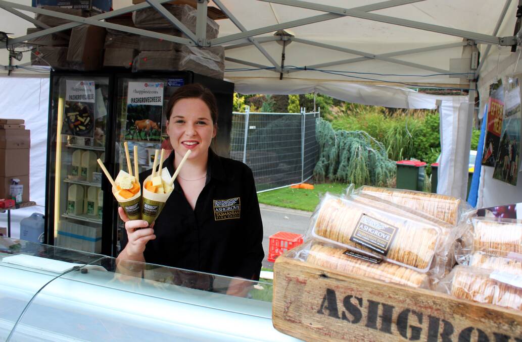 CHEESE PLEASE: Jess Wall has helped run the Ashgrove stall at the past seven Festivale events. Picture: Hamish Geale 
