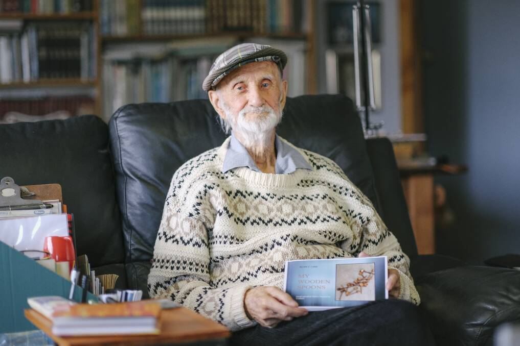 Tasmanian craftsman Allan Lane, who produced one of the state's most spectacular carved spoon collections has died aged 97. File picture