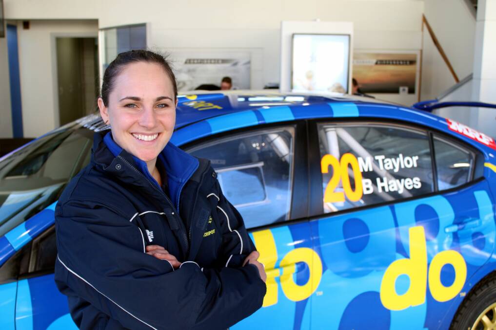 MAKING TRACKS: Reigning Australian rally champion winner Molly Taylor will compete in the state's North-East this weekend. Picture: Hamish Geale