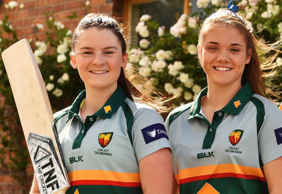 FUTURE STARS: Young Tigers pair Courtney Webb and Emma Manix-Geeves.