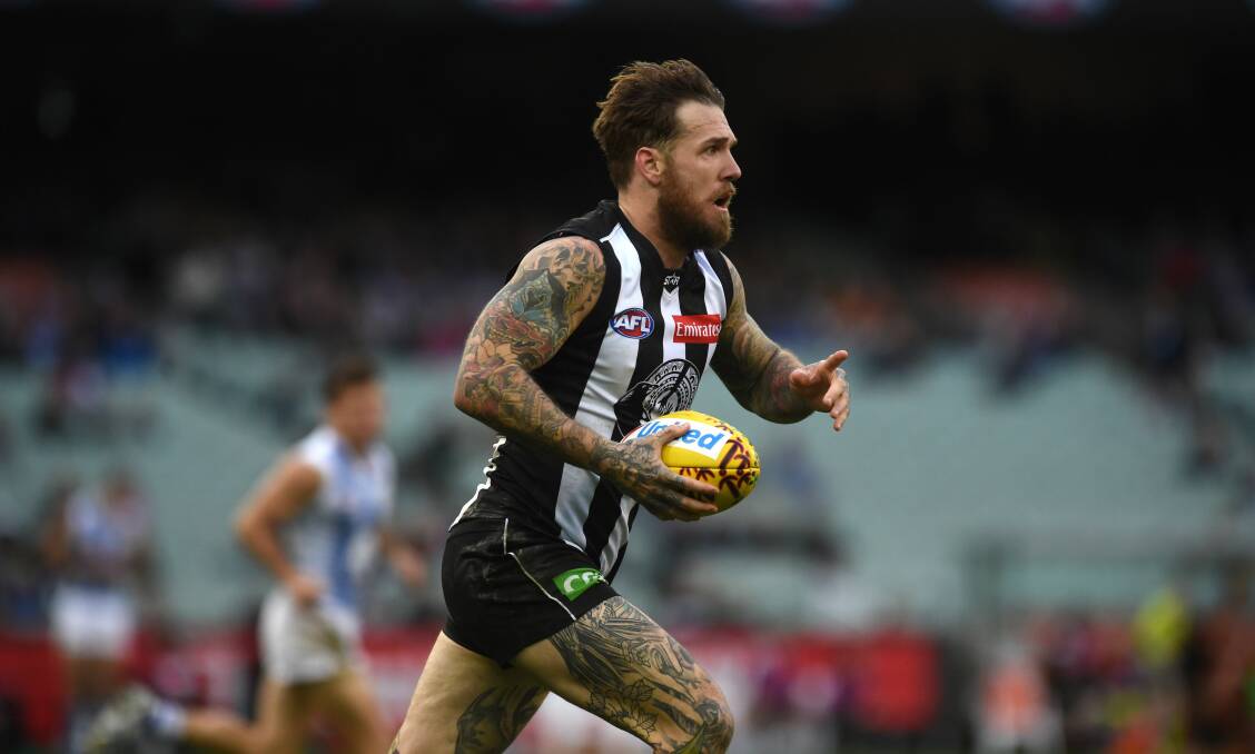 BLACK AND WHITE FOREVER: Former Collingwood Brownlow Medallist Dane Swan will play for Perth in Saturday's clash with Old Scotch.
