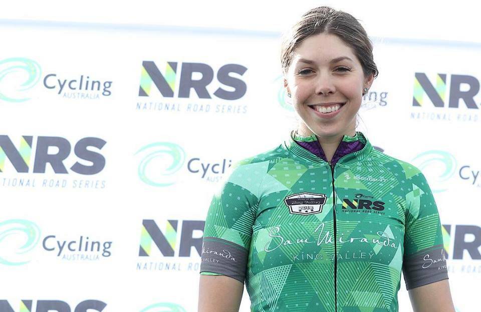 CONSISTENT: Georgia Baker finished fourth in the Tour of the King Valley. Picture: Facebook