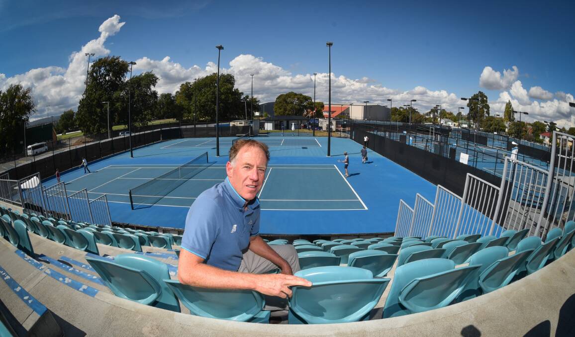 YEARS OF SERVICE: Andrew Youl has ended a three-year stint as centre manager at Tennis World Launceston. Pictures: Paul Scambler
