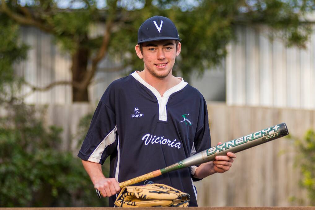 RIGHT OFF THE BAT: South Launceston softball player Connor Wattke has taken his game to global stages in recent times. Picture: Phillip Biggs