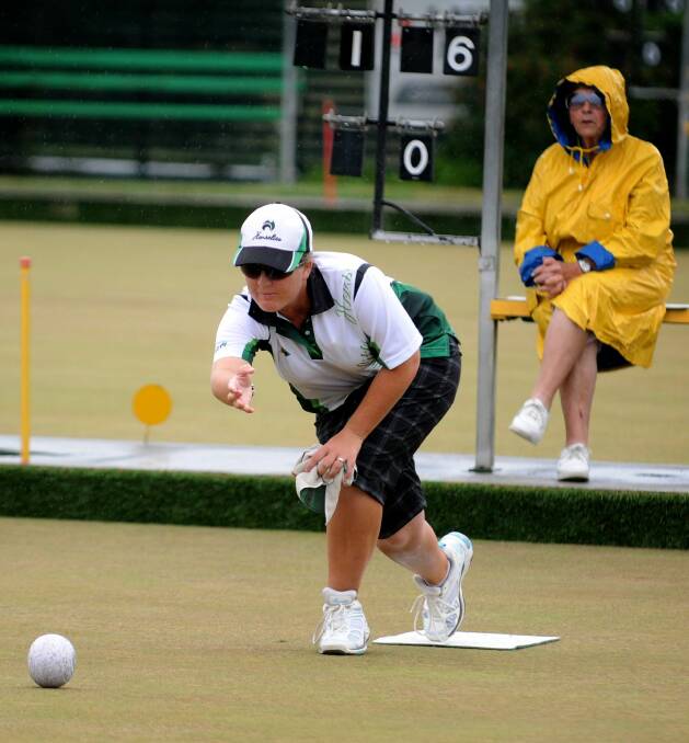 CHAMPION: Launceston's Rebecca Van Asch won the Australian Open pairs last week and is hoping to defend her World Championships crown later this year.   
