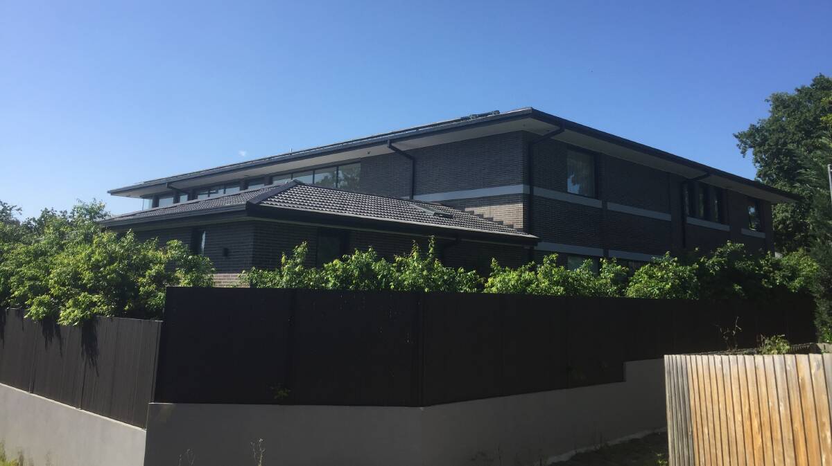 The super-sized mansion seized in Melbourne.
