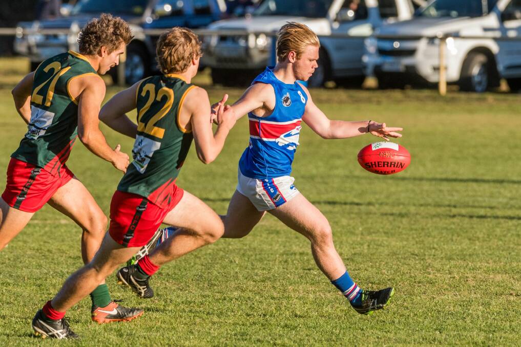 RISING COMMODITY: Josh Harris has been a standout performer for South Launceston this season after crossing over from Old Scotch.