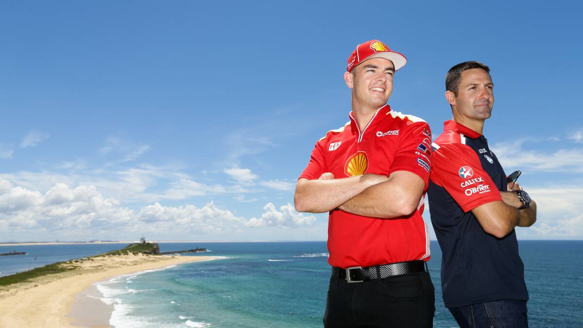 CONTROVERSEY: Shell V-Power Falcon driver Scott McLaughlin and Red Bull Holden Race Team' Jamie Whincup were part of a dramatic finish to the Supercars season. Picture: Jonathan Carroll