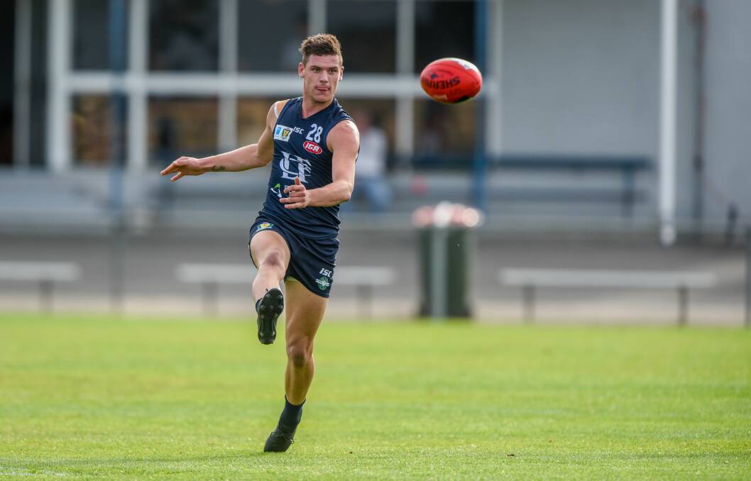 RECALLED: After a few weeks in the development league, Casey Brown has been included in the Blues 22 for Saturday's minor semi-final at UTAS Stadium.