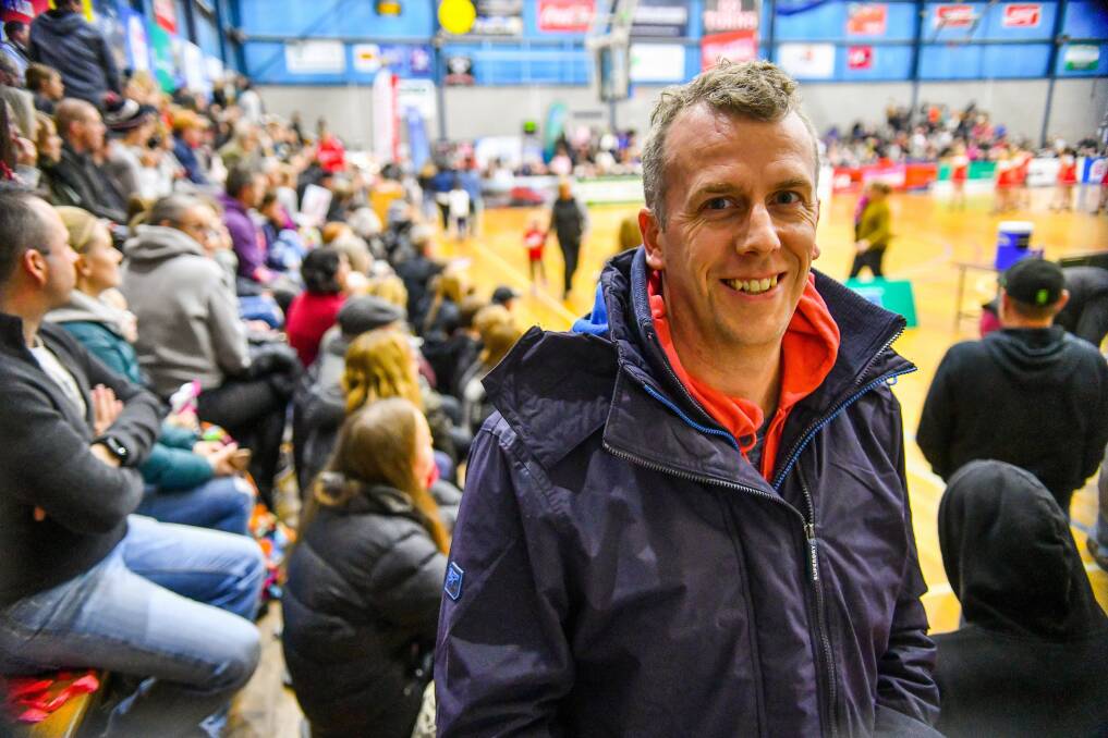 SUPPORTIVE: Basketball Australia senior operations manager Mark Quinn at Elphin Sports Centre. Picture.