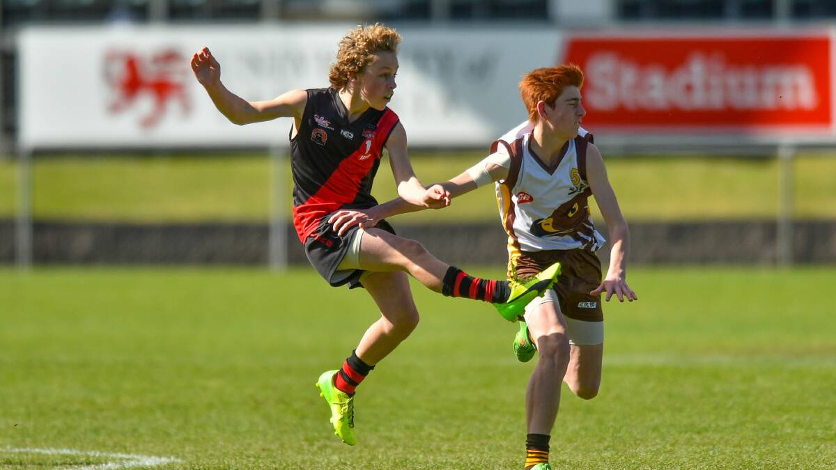 North Launceston's Jayden McHenry has been named in the under-14 Northern development squad.