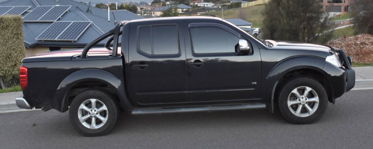 Jake Daniel Anderson-Brettner's Nissan ute was found abandoned at Riverside on Thursday afternoon.