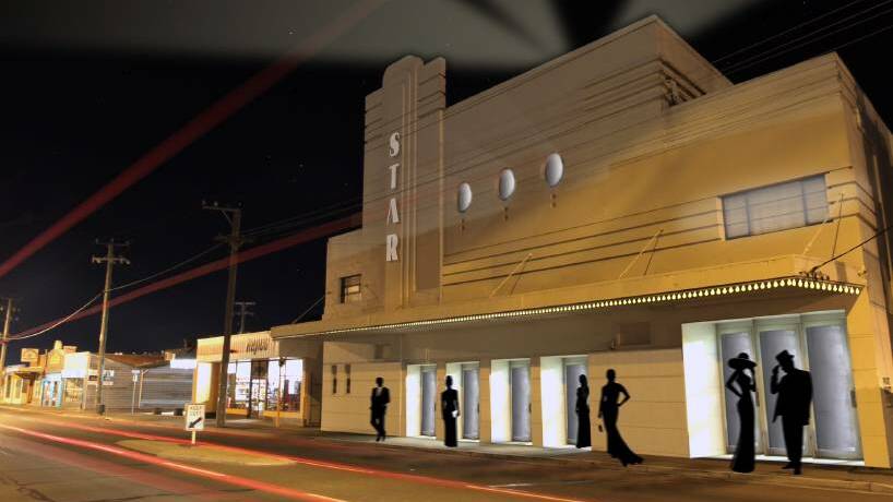 An artist's impression of the Star Theatre at night after refurbishments. The Invermay Rd building could soon house an independent cinema with cafe, bar and conferencing and potentially even a micro-brewery.