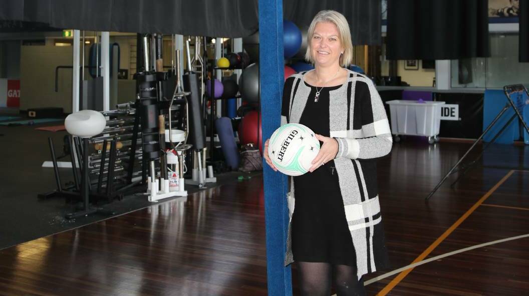 Collingwood Magpies netball coach Kristy Keppich-Birrell standing at the sporting club's home base at the Holden Centre in Melbourne. Picture: Wayne Ludbey