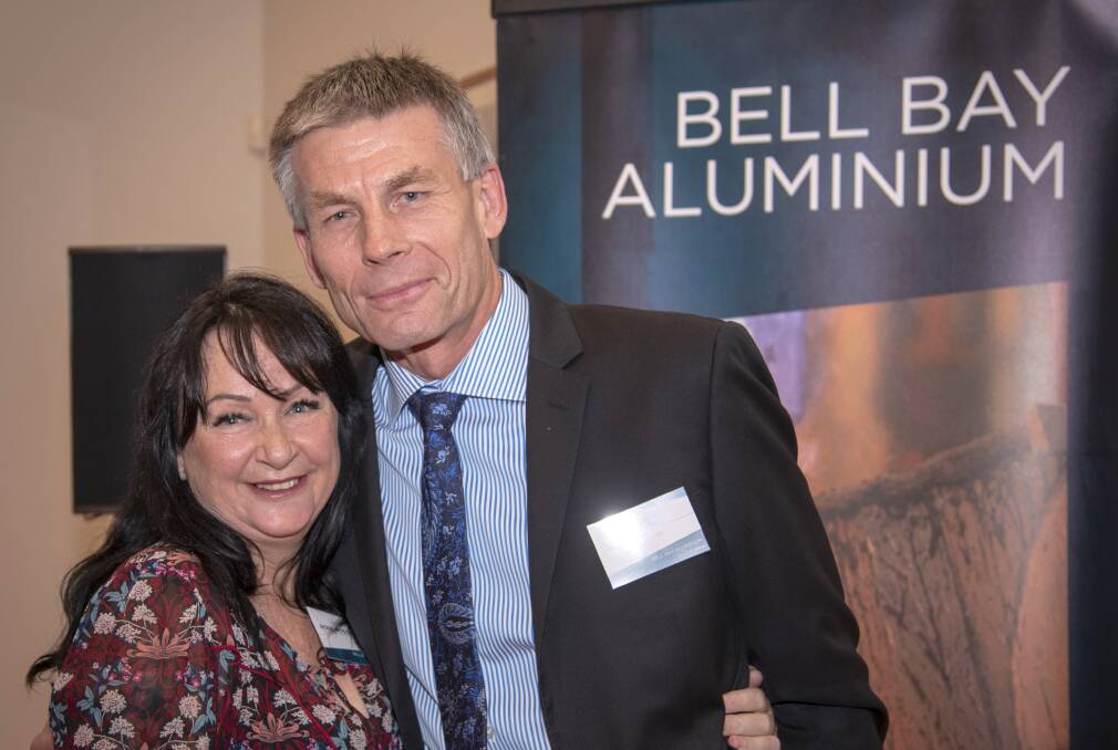Bell Bay Aluminium’s longest-serving general manager Ray Mostogl was farewelled at a function at QVMAG Royal Park. A morning tea was also hosted in his honour at the Bell Bay site. Pictures: supplied, Rob Burnett Images