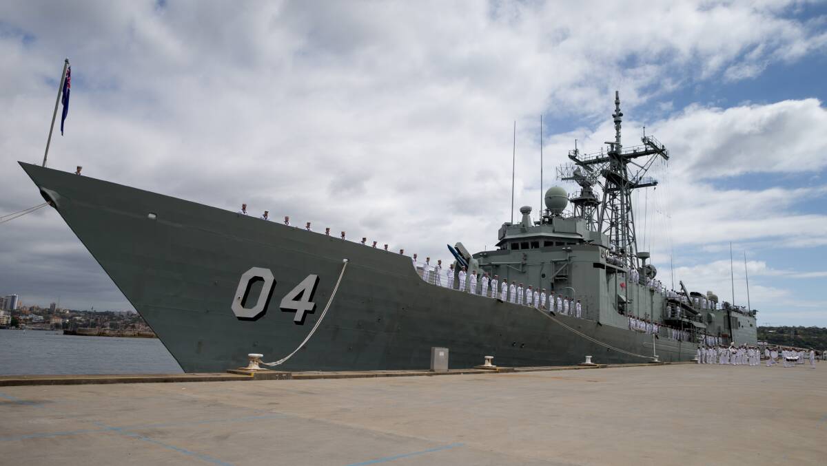 The HMAS Darwin, which was decommissioned in 2007. Picture: LSIS Kayla Hayes