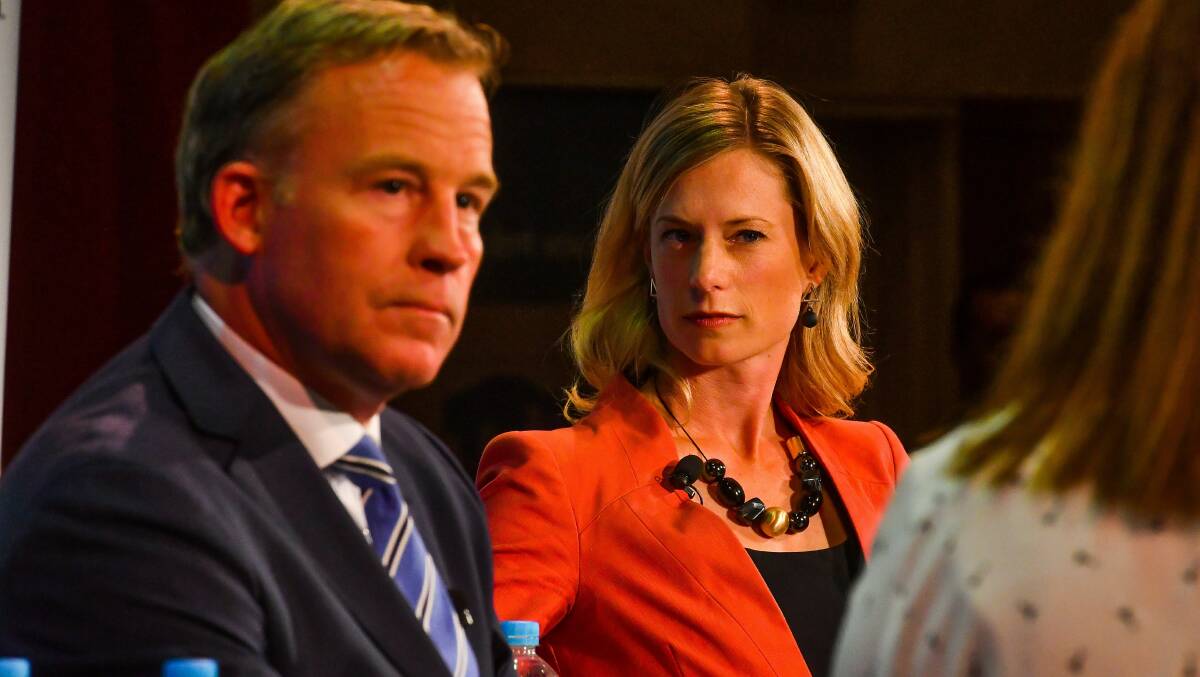 Premier Will Hodgman and Labor Leader Rebecca White face off ahead of Saturday's state election.