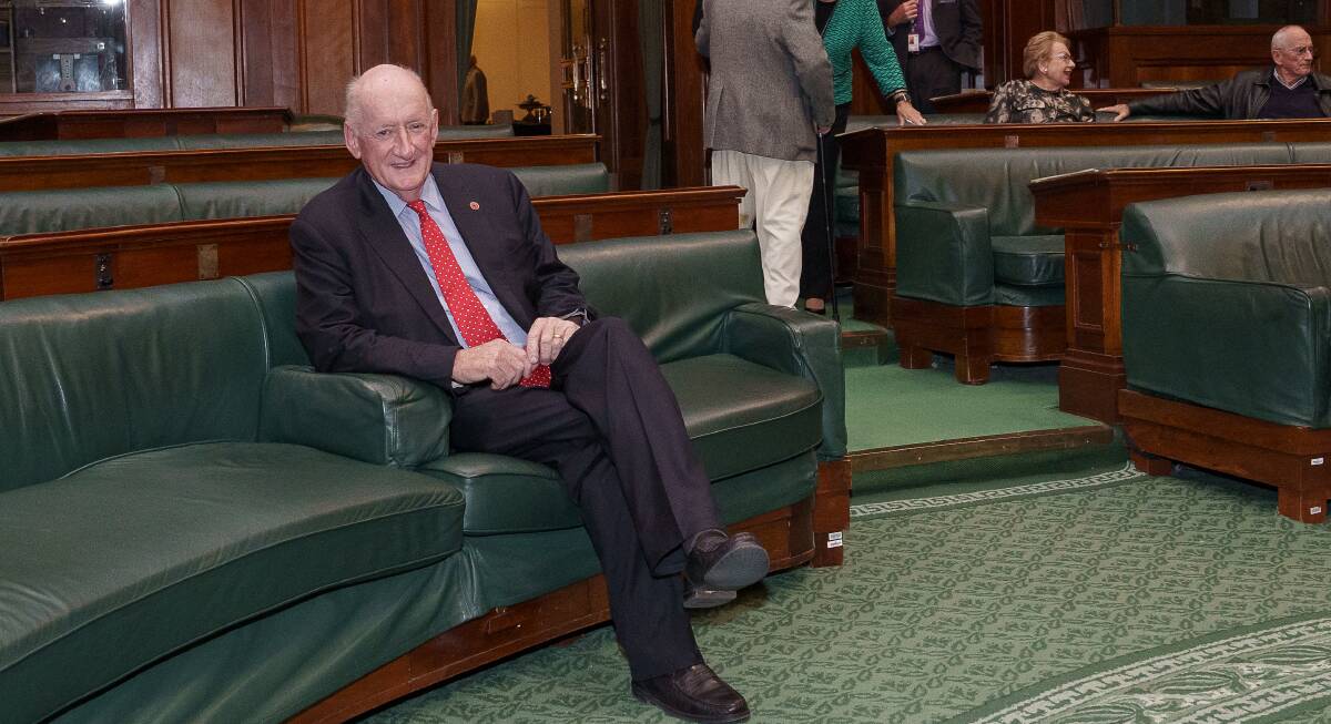Respected: Former deputy prime minister Tim Fischer at Old Parliament House in 2018 to mark 30 years since its last sitting.