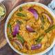 Red onion coconut curry with slow-cooked chicken. Picture: Supplied