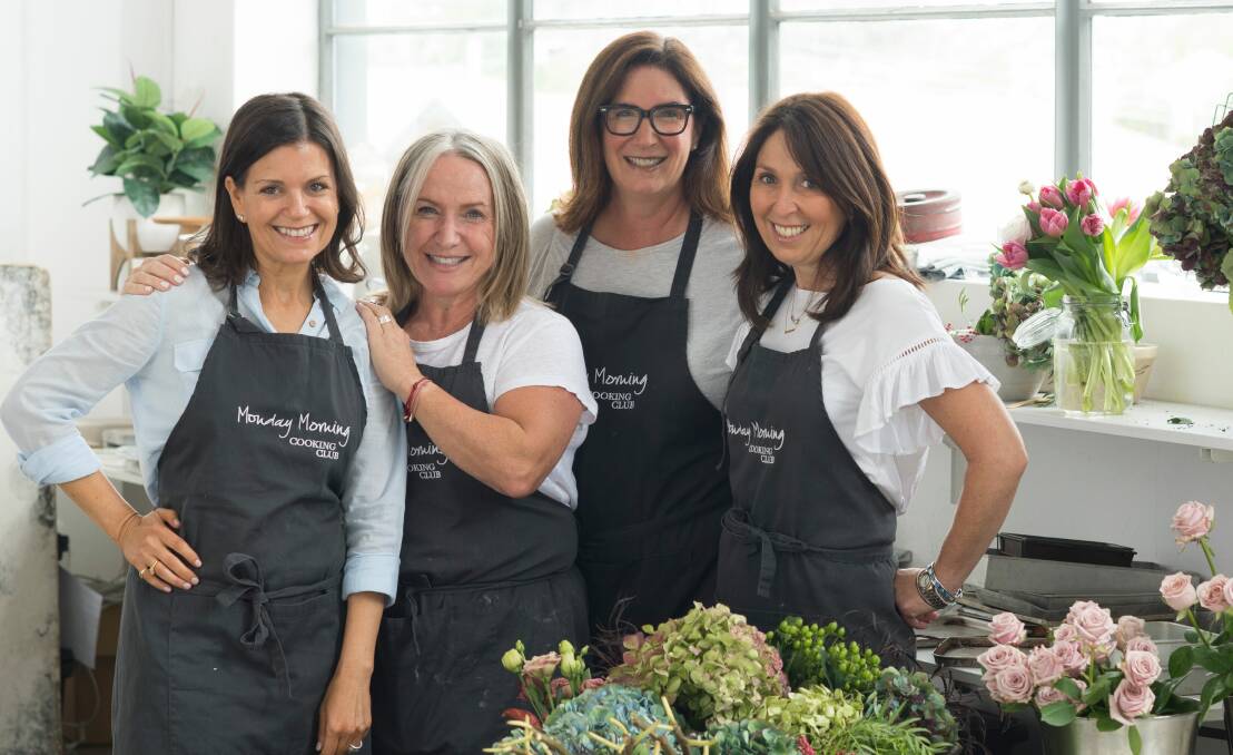 Merelyn Chambers, Lisa Goldberg, Natanya Eskin and Jacqui Israel, of the Monday Morning Cooking Club. Picture: Alan Benson
