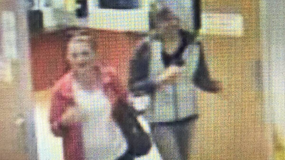 CCTV footage of the women who allegedly stole hand sanitiser from the Mersey Community Hospital. 