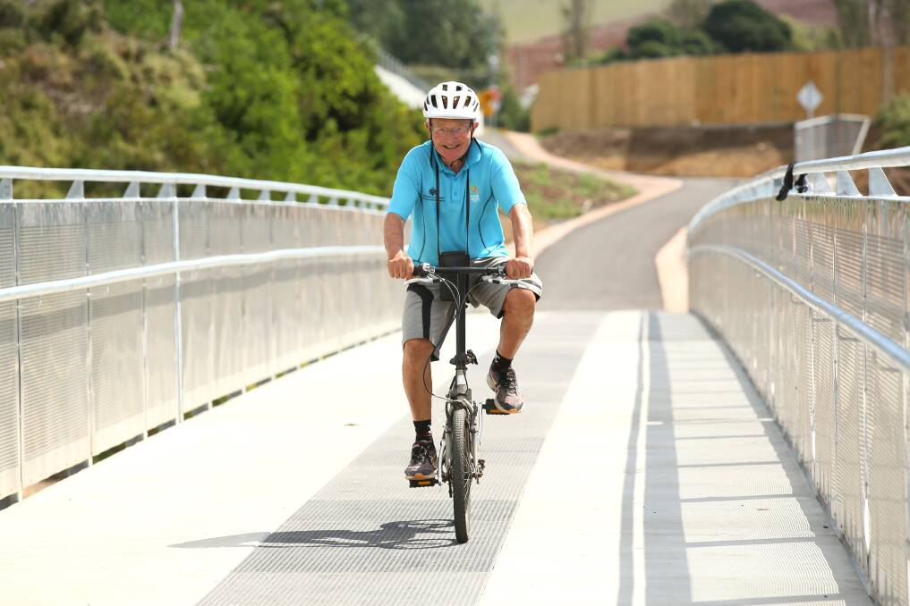 Bicycle Network Tasmania spokeswoman Alison Hetherington believes cycling infrastructure, like the Coastal Pathway being opened in stages in the North-West, is a key part of the future of transport. Picture: Rodney Braithwaite