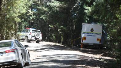 Tasmania Police are investigating a murder at Chilcotts Road, Sprent, after a 59-year-old man was found dead on Sunday night. Picture: Brodie Weeding