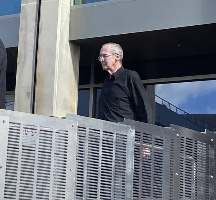 Nicolaas Bester leaves Hobart Magistrates Court on Tuesday. Picture by Isabel Bird.