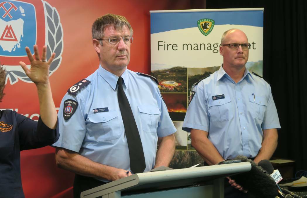 Tasmanian Fire Service head Chris Arnol led the state through its disaster bushfires in the 2017 - 2018 season