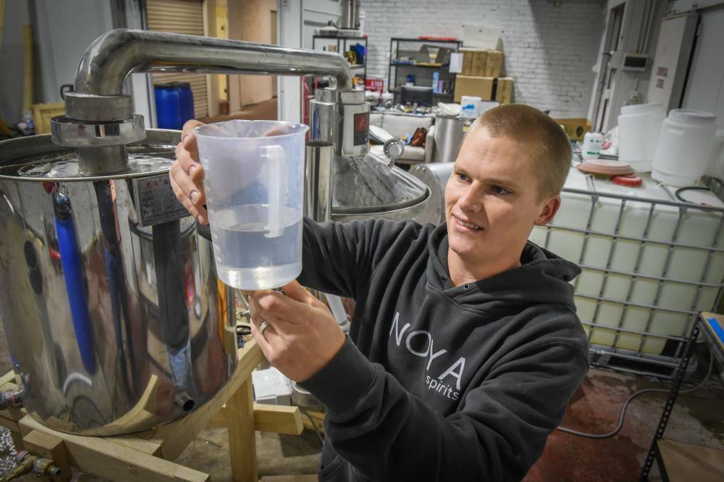 Growth: Noya Spirits founder Ian Sypkes, who researched seed to ferment for creating his specialised whiskey, gained branding and marketing skills with Seedlab Tasmania. Picture: Paul Scambler