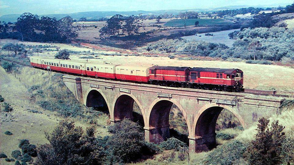 Crossing the railway viaduct at Perth en route to Western Junction, Launceston. Picture: Supplied