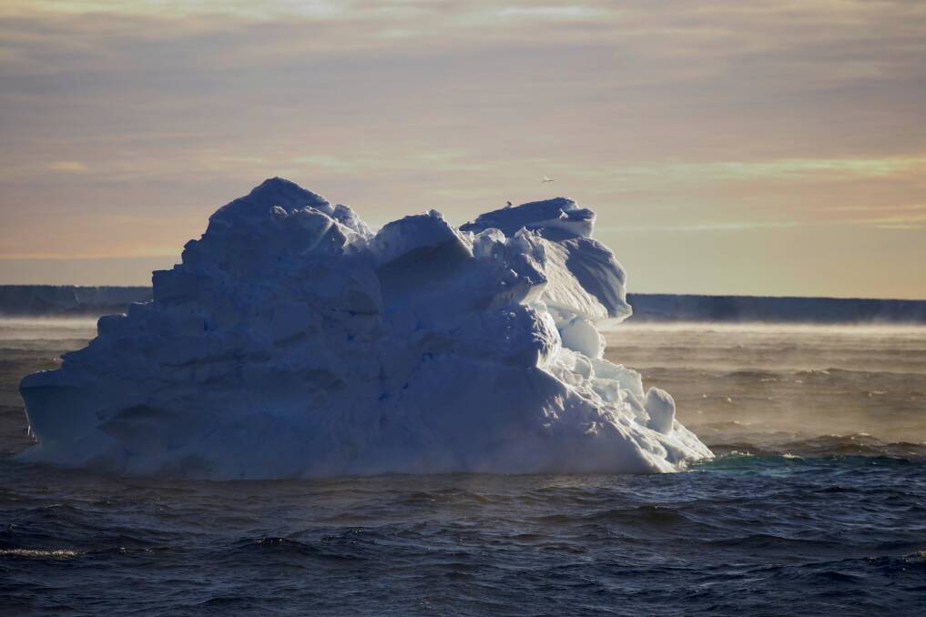 ICY: Iceberg in the Ross Sea, which is within the New Zealand Antarctic territory